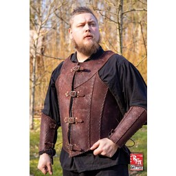 Brigandine met riemen, bruin - Celtic Webmerchant