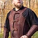 Epic Armoury Brigandine med bälten, brun - Celtic Webmerchant