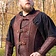 Epic Armoury Brigandine met riemen, bruin - Celtic Webmerchant