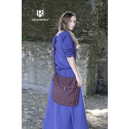 Medieval bag Ehwaz, brown - Celtic Webmerchant