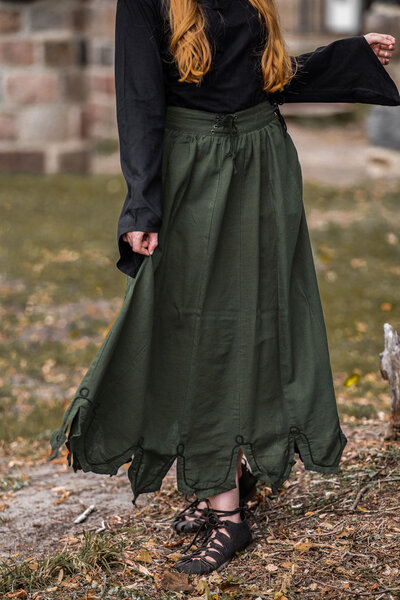 Renaissance kjol, grön - Celtic Webmerchant