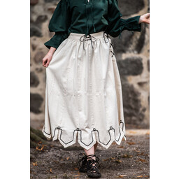 Renaissance skirt, cream - Celtic Webmerchant