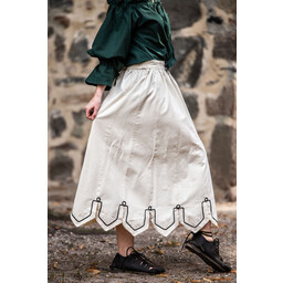 Renaissance skirt, cream - Celtic Webmerchant