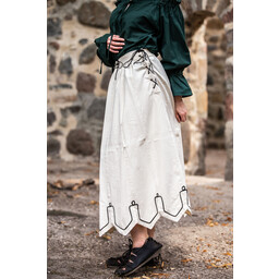 Renaissance skirt, cream - Celtic Webmerchant