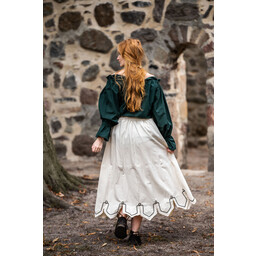 Renaissance skirt, cream - Celtic Webmerchant