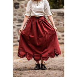 Renaissance skirt, red - Celtic Webmerchant