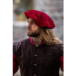 Béret velours, rouge - Celtic Webmerchant