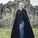 Leonardo Carbone Embroidered cloak Damia, brown - Celtic Webmerchant