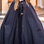 Embroidered cloak Damia, blue - Celtic Webmerchant