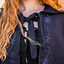 Geborduurde mantel Damia, blauw - Celtic Webmerchant
