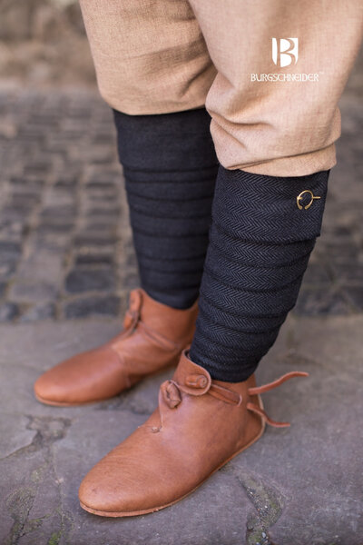 Pierna envoltorios Asgar, negro / gris - Celtic Webmerchant