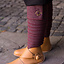 Leg Bandages Asgar, gris bordeaux - Celtic Webmerchant