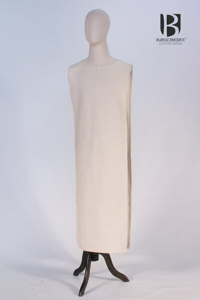 Tabardo / abrigo medievales, blanco - Celtic Webmerchant