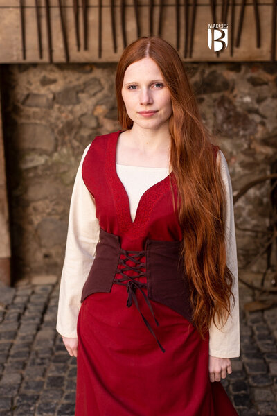 Corsetto in cotone Thana, marrone - Celtic Webmerchant