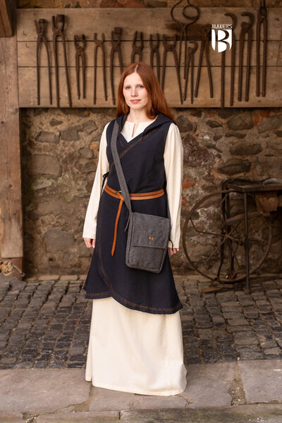 Wool bag Juna, dark grey - Celtic Webmerchant