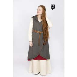 Wool Wrap dress Myrana, ciemnoszary - Celtic Webmerchant