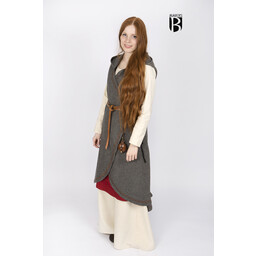 Robe cache-coeur en laine Myrana, gris foncé - Celtic Webmerchant