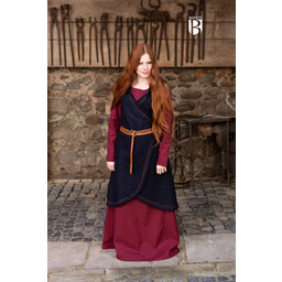 Wollen overjurk Myrana, blauw - Celtic Webmerchant