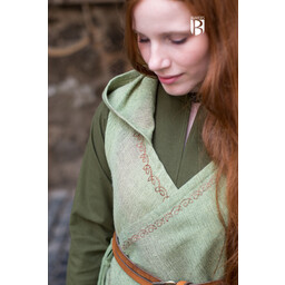 Vestido drapeado dala verde linden - Celtic Webmerchant