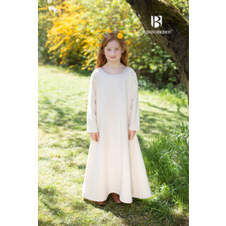 Middeleeuwse jurk Ylvi, naturel - Celtic Webmerchant