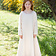 Burgschneider Medieval dress Ylvi, natural - Celtic Webmerchant