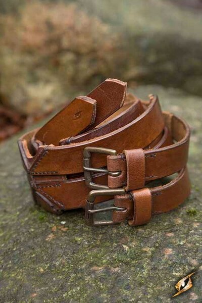 Ceinture Twin X, marron - Celtic Webmerchant