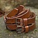 Epic Armoury Twin X-belt, brown - Celtic Webmerchant