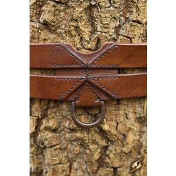 Twin X-belt, braun - Celtic Webmerchant