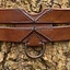 Ceinture X double, marron - Celtic Webmerchant