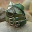 Twin X-belt, groen - Celtic Webmerchant