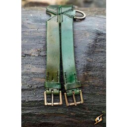 Cinturón X doble, verde - Celtic Webmerchant