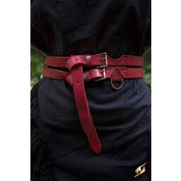 Ceinture X double, rouge - Celtic Webmerchant