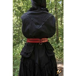 Dobbelt X-bælte, rød - Celtic Webmerchant