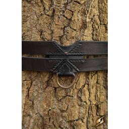 Ceinture X double noire - Celtic Webmerchant