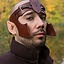 Elven hoofdband LARP, bruin leer - Celtic Webmerchant