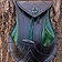 Epic Armoury Bolso elfo, negro-verde - Celtic Webmerchant