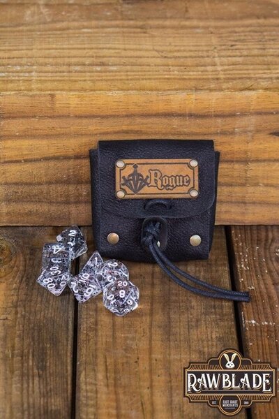 Dice bag met set dobbelstenen Rogue - Celtic Webmerchant