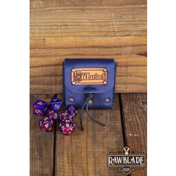 Dice bag met set dobbelstenen Warlock - Celtic Webmerchant