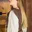 Julienne lederen jerkin kort - Brown - Celtic Webmerchant