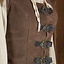 Julienne lederen jerkin kort - Brown - Celtic Webmerchant