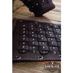 Evan Reinforced Bracers - Brown - Celtic Webmerchant