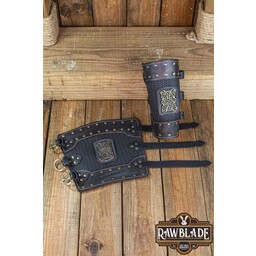 Bruce Bracers - Black - Celtic Webmerchant