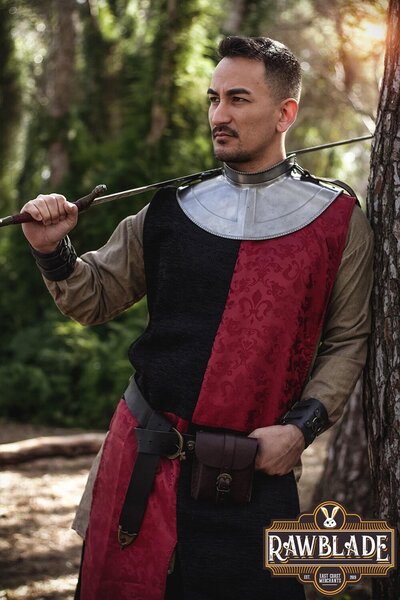 Tabardo del cavaliere Lawrence Scacchi - Rosso - Celtic Webmerchant