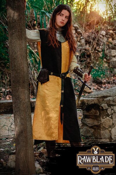 Tabard rycerza Lawrence'a w szachy - żółty - Celtic Webmerchant