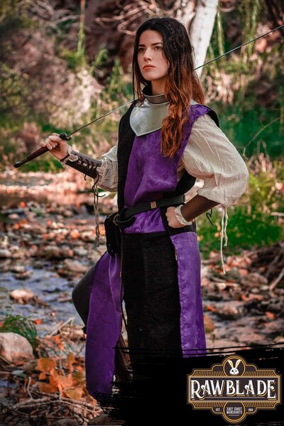 Tabardo del cavaliere Lawrence Scacchi - Viola - Celtic Webmerchant