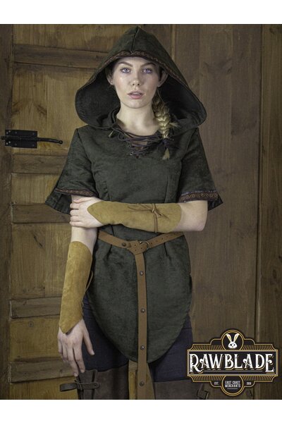 Briannan Ranger Tunika Wildleder - Grün - Celtic Webmerchant