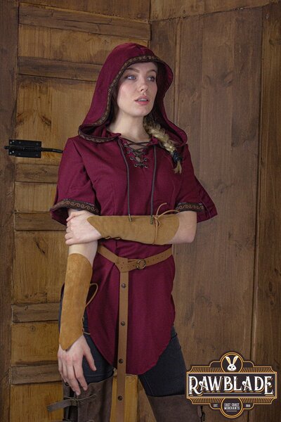 Briannan Ranger Tunic Twill - Röd - Celtic Webmerchant