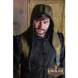 Akku splitleather hood - Green - Celtic Webmerchant