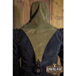 Akku splitleather hood - Green - Celtic Webmerchant