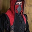 Akku splitleather hood - Red - Celtic Webmerchant